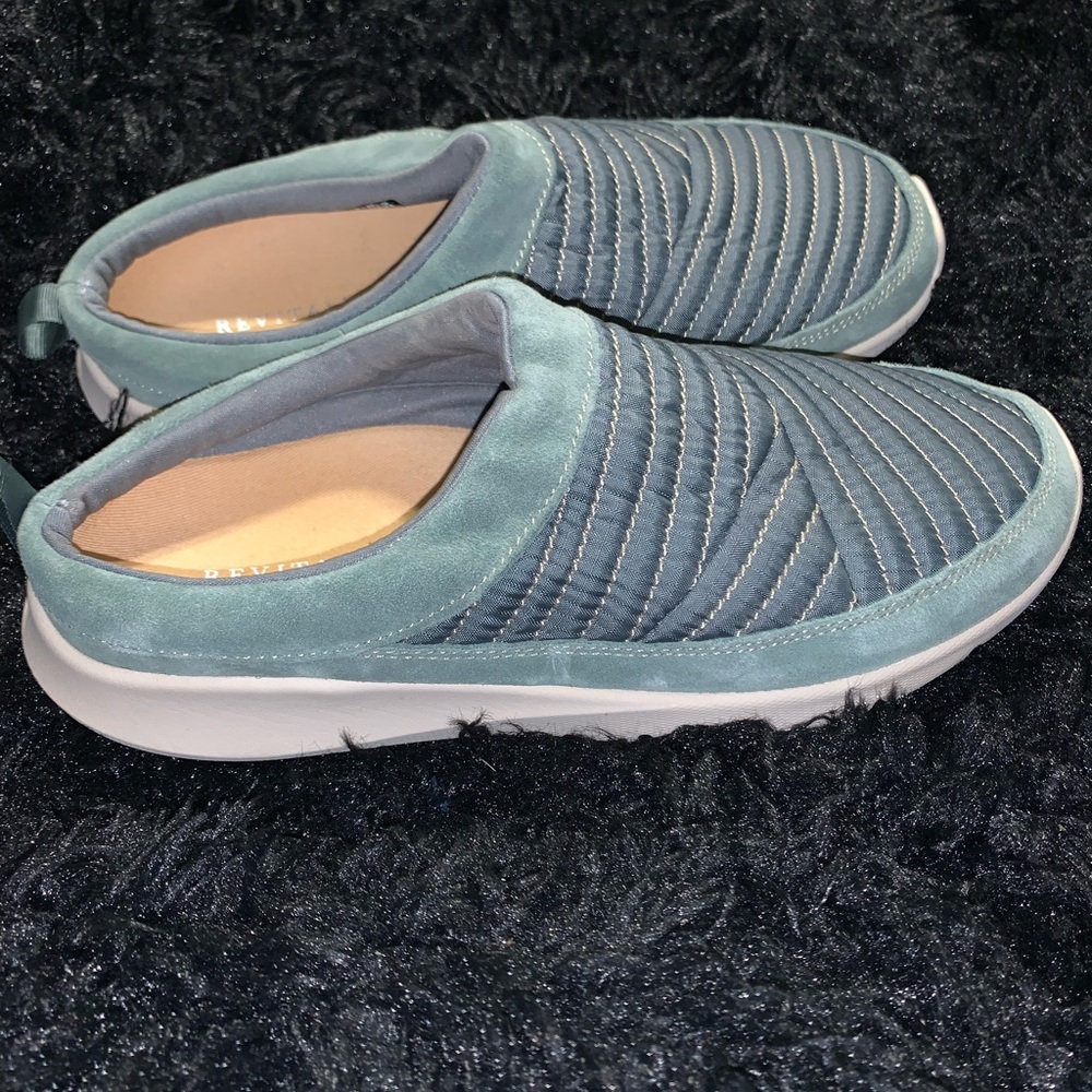 Revitalign Quilted Top Hunter Green Slip-On Shoes, Size 8B Grannycore, Garden🌸